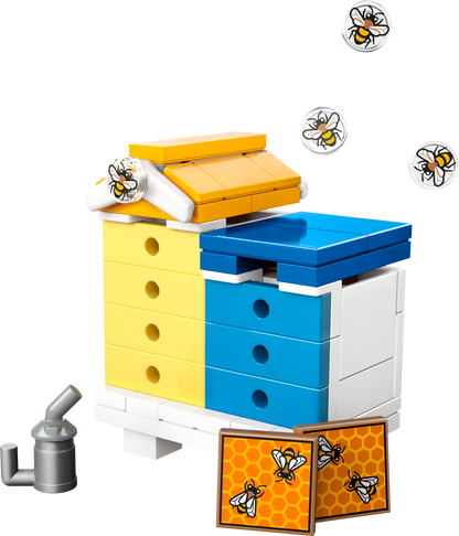 LEGO Beekeeping House and Flowers 42669 Friends