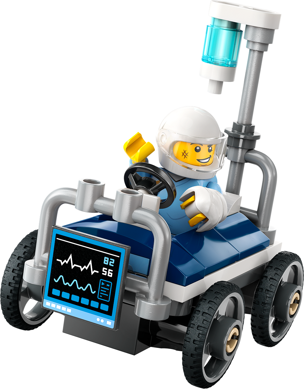 LEGO Race Car Pack: Plane vs Hospital Bed 60459 City