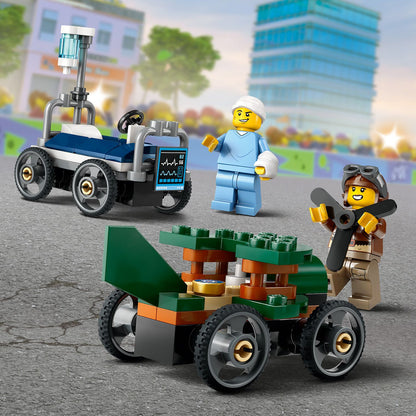 LEGO Race Car Pack: Plane vs Hospital Bed 60459 City