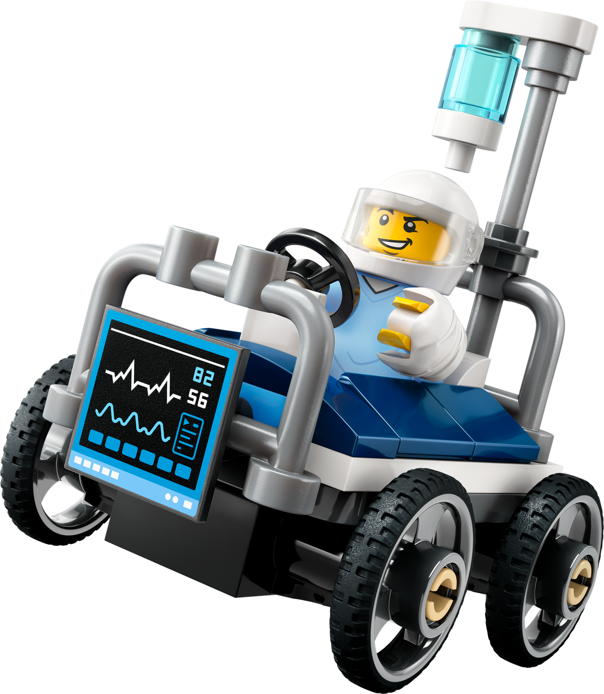 LEGO Race Car Pack: Plane vs Hospital Bed 60459 City