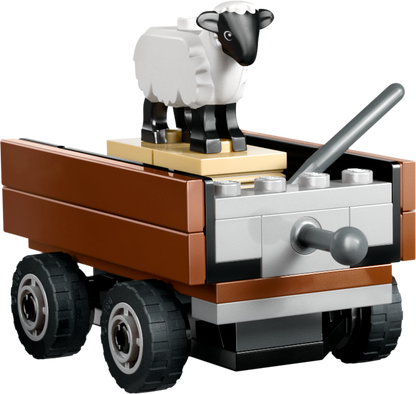 LEGO 60461 Red Farm Tractor with Trailer