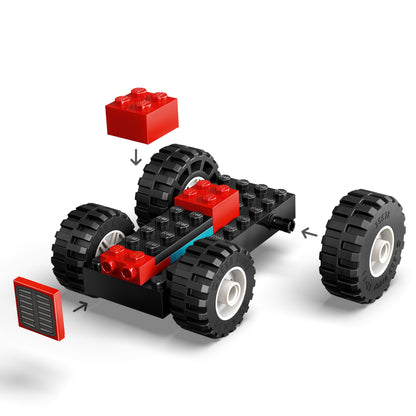 LEGO 60461 Red Farm Tractor with Trailer