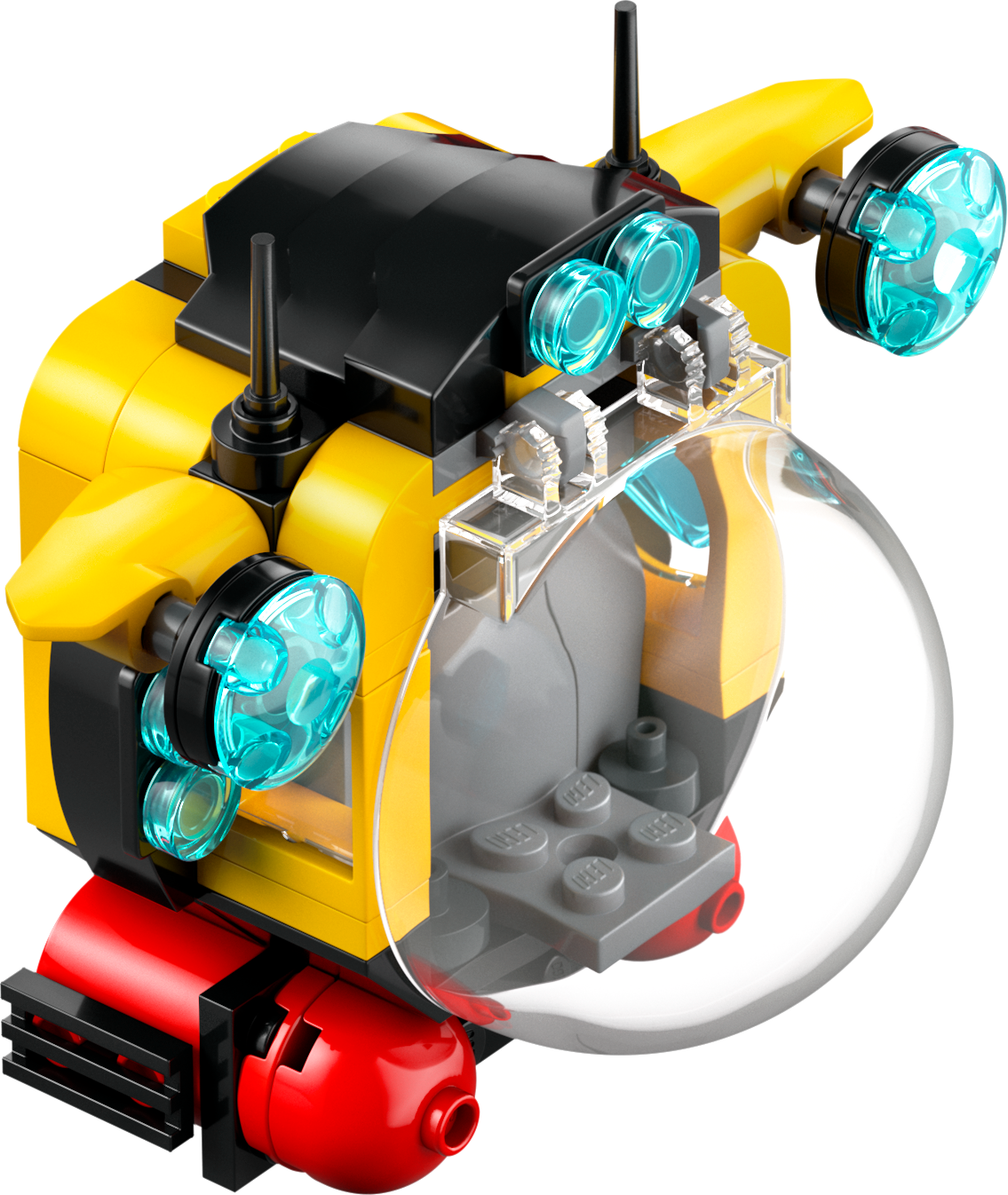 LEGO Helicopter, Fire Truck and Submarine 60462 City