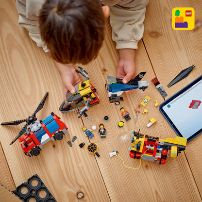 LEGO Helicopter, Fire Truck and Submarine 60462 City