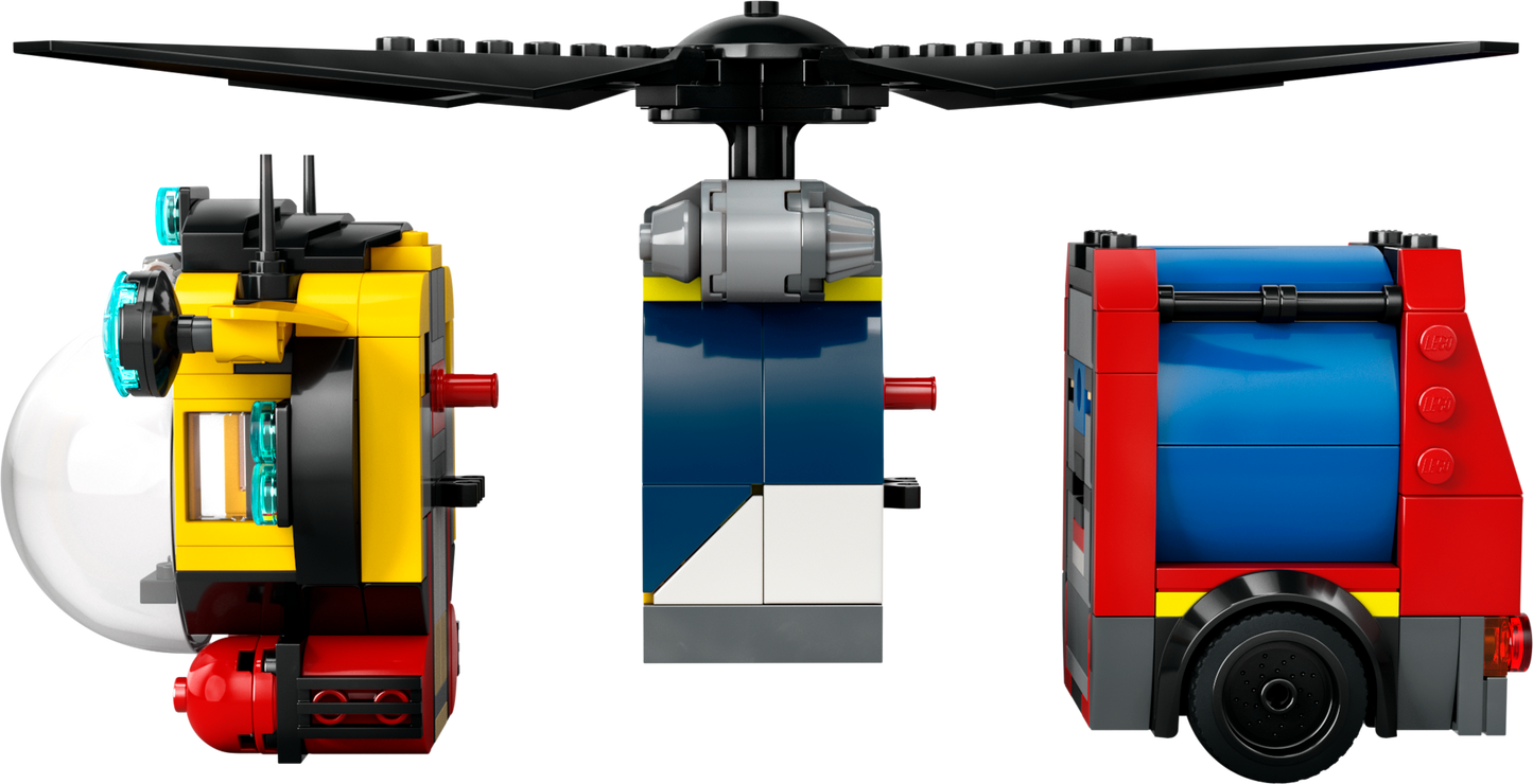 LEGO Helicopter, Fire Truck and Submarine 60462 City