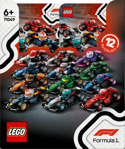 LEGO Formule 1 coureurs met hun auto 71049 Minifiguren (set 12 stuks)