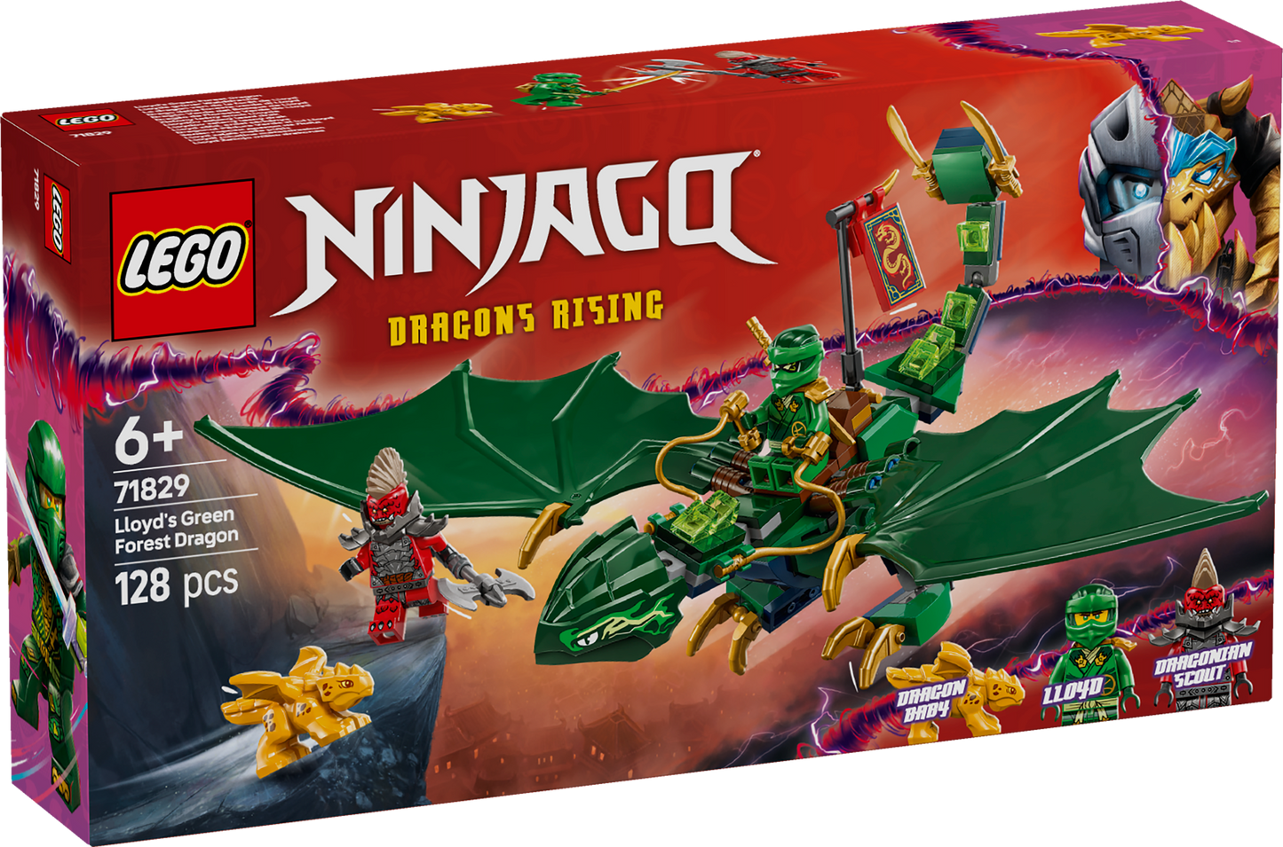 LEGO Lloyd Green Forest Dragon 71829 Ninjago