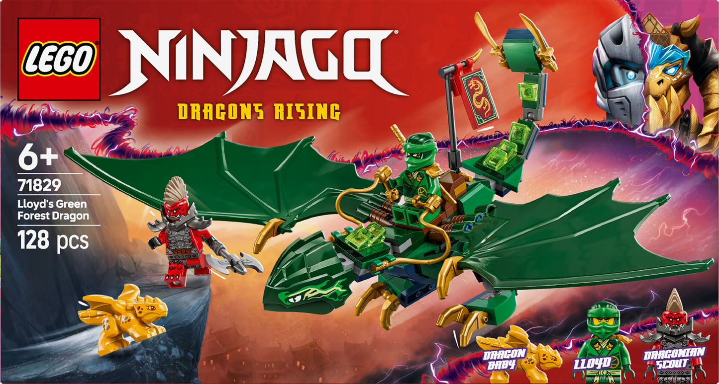 LEGO Lloyd Green Forest Dragon 71829 Ninjago