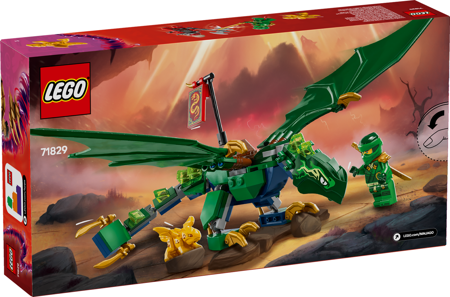 LEGO Lloyd Green Forest Dragon 71829 Ninjago