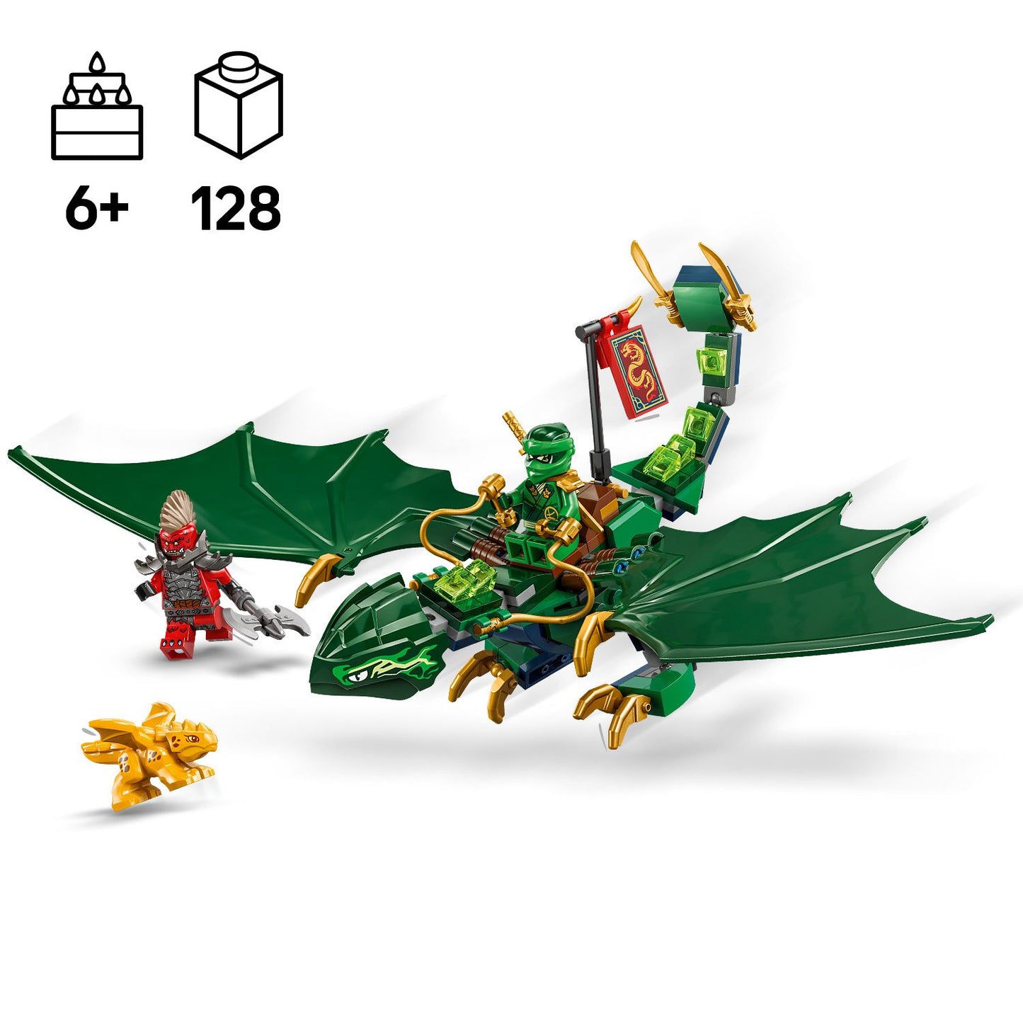 LEGO Lloyd Green Forest Dragon 71829 Ninjago