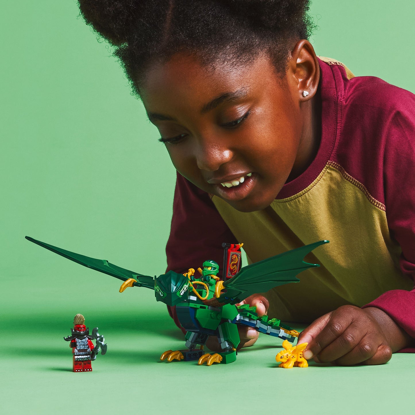 LEGO Lloyd Green Forest Dragon 71829 Ninjago
