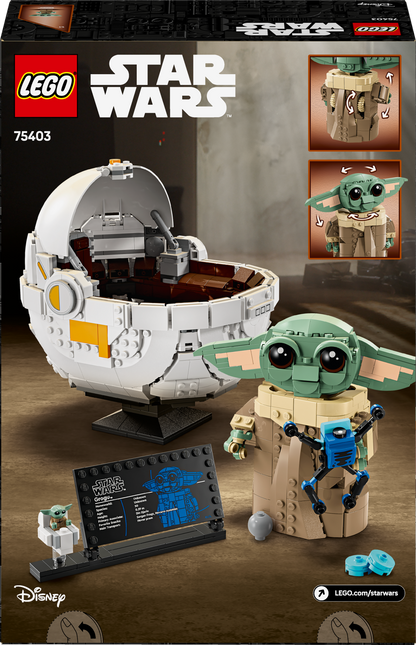LEGO Grogu mit Schwebekinderwagen 75403 StarWars