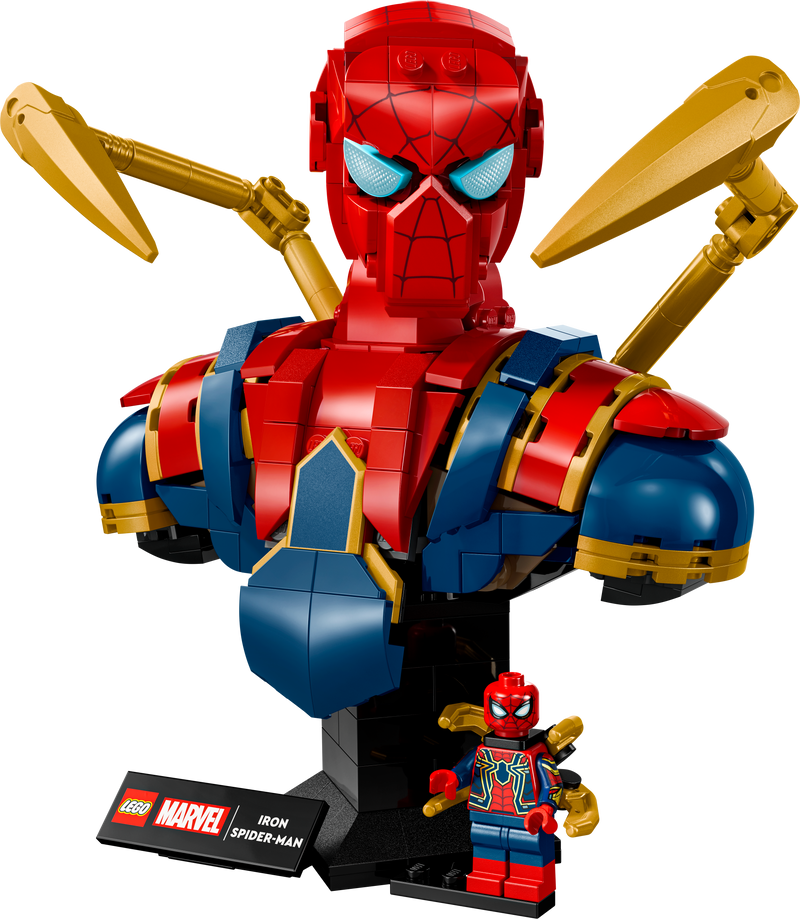 LEGO Iron Spider-Man buste 76326 Superheroes