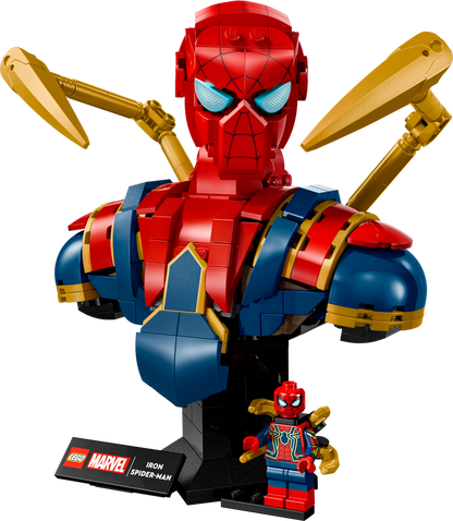 LEGO Iron Spider-Man buste 76326 Superheroes