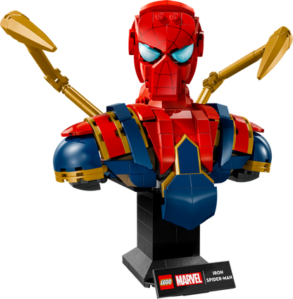 LEGO Iron Spider-Man buste 76326 Superheroes