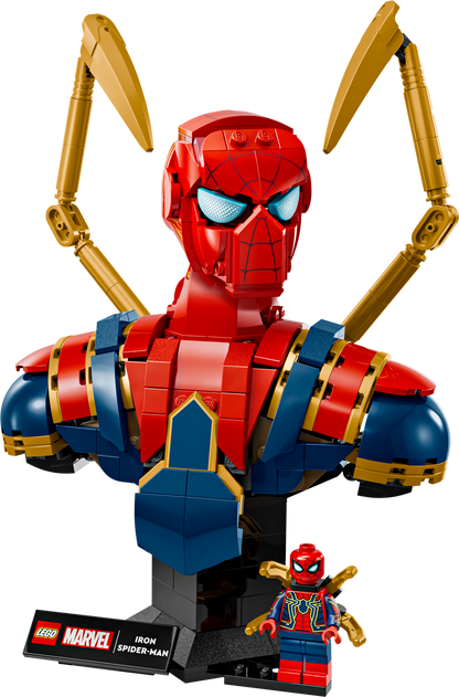 LEGO Iron Spider-Man buste 76326 Superheroes