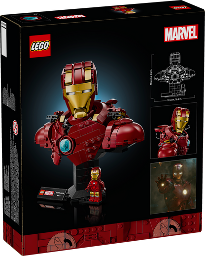 LEGO Iron Man MK 6 Helmet 76327 Superheroes