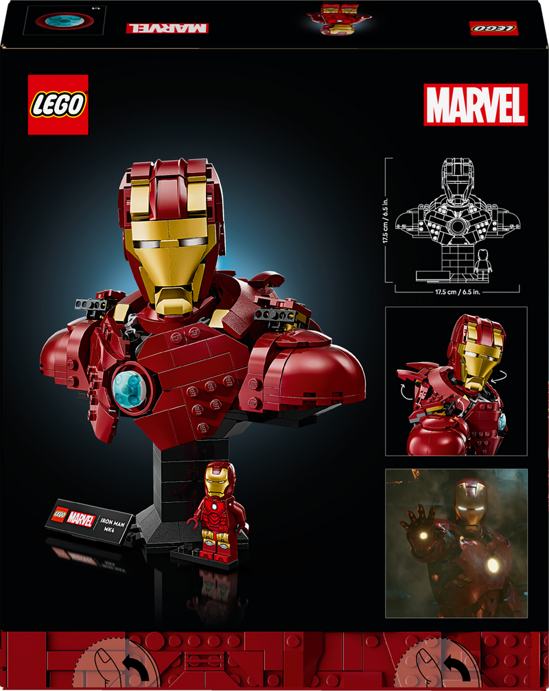 LEGO Iron Man MK 6 Helmet 76327 Superheroes