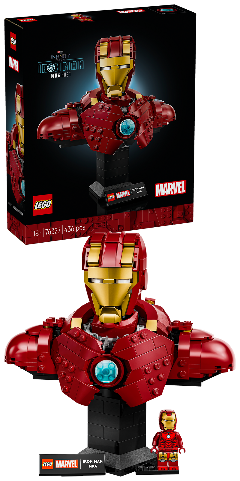 LEGO Iron Man MK 6 Helmet 76327 Superheroes