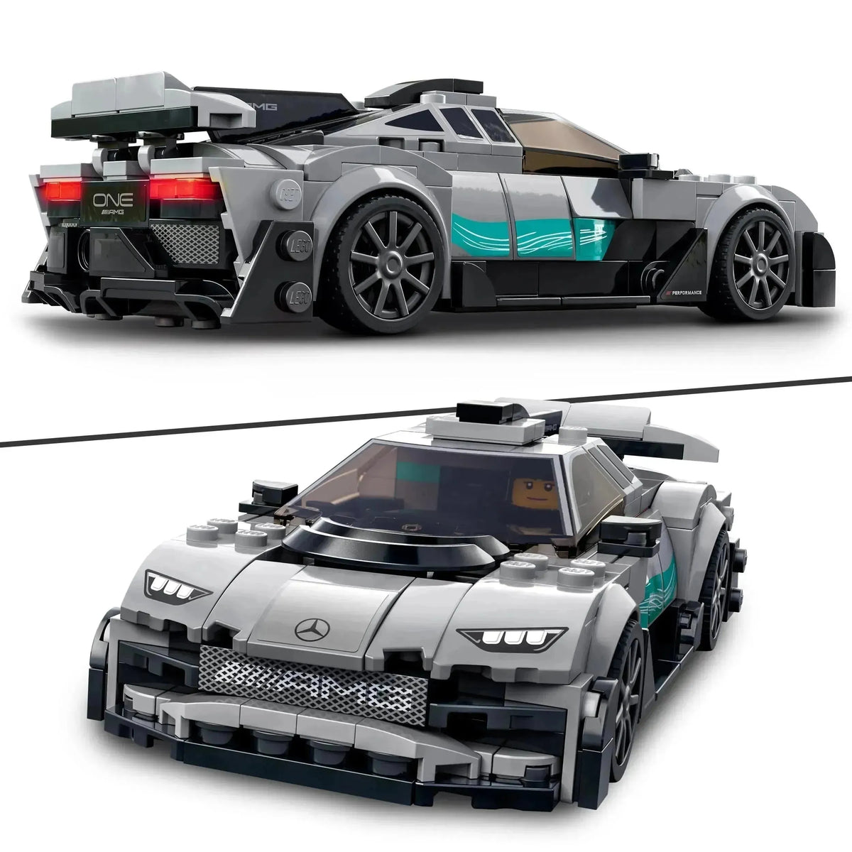 LEGO The Mercedes-AMG Formula 1 W12 E Performance & Mercedes-AMG Project One 76909 Speedchampions