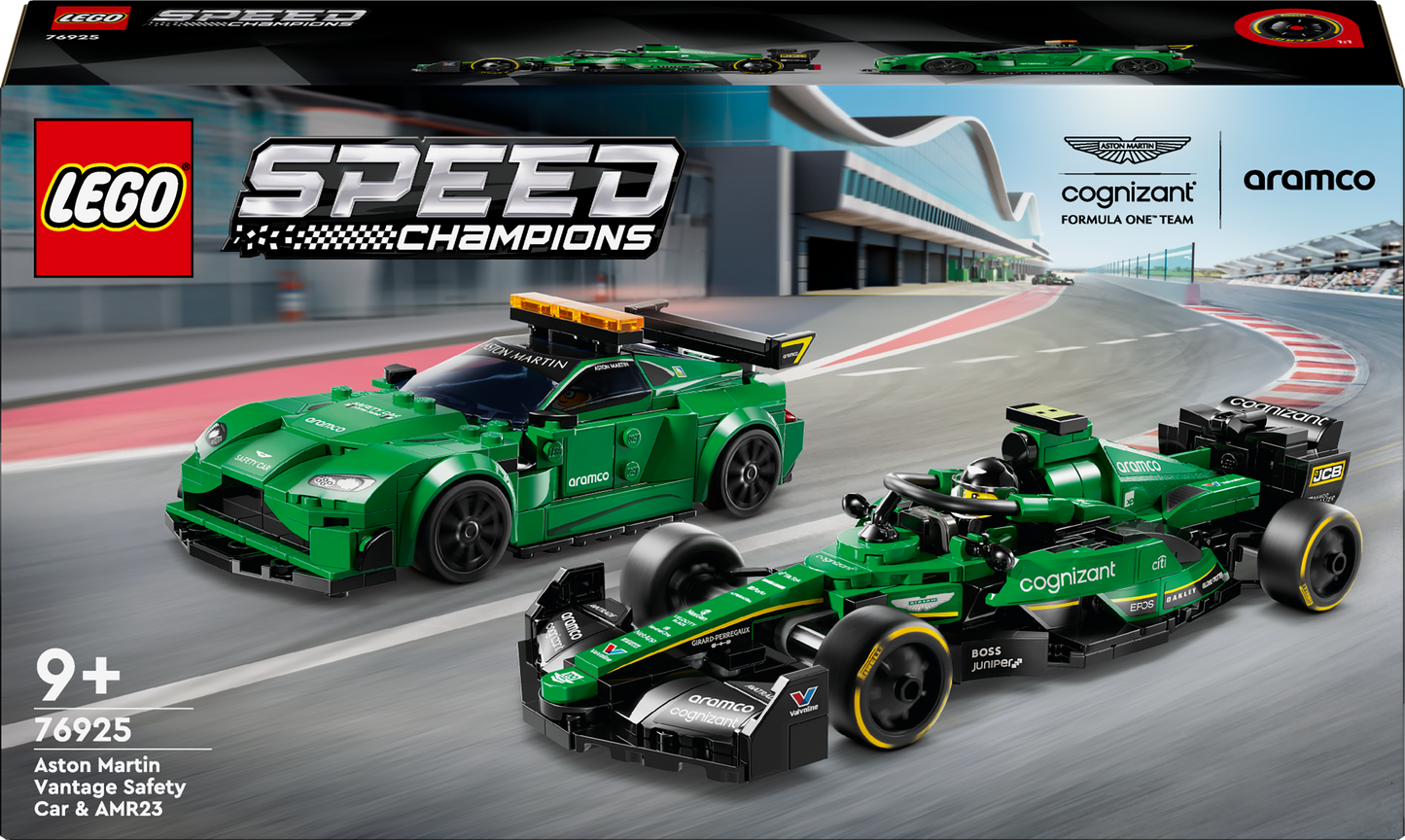LEGO Aston Martin Safety Car und AMR23 76925 Speedchampions