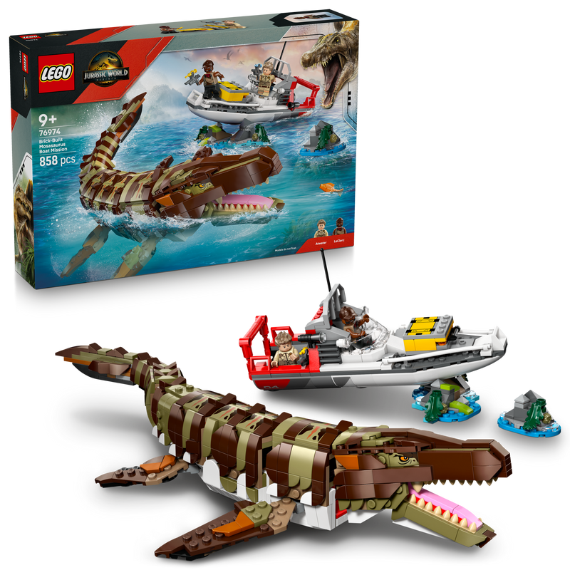 LEGO Buildable Mosasaurus Boat Mission 76974 Jurassic World