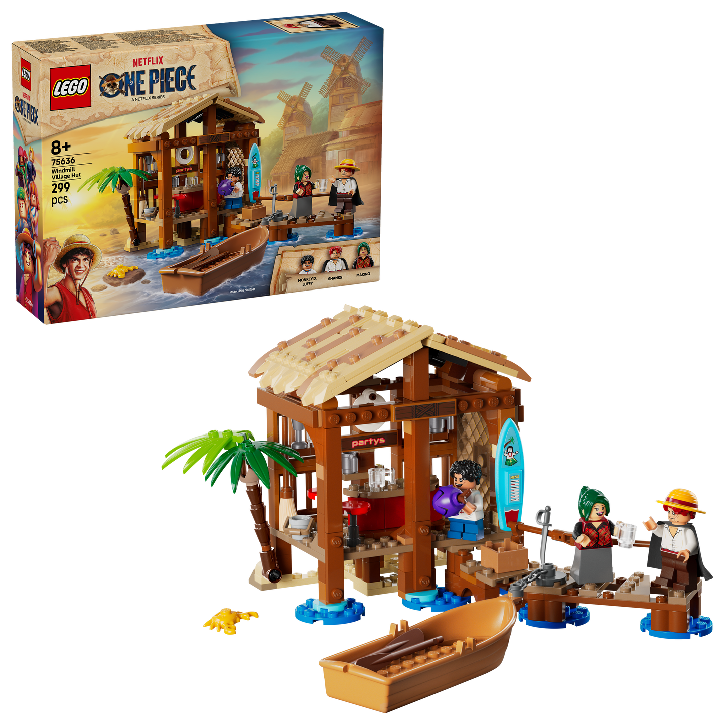 LEGO Hut in Windmolendorp 75636 One Piece