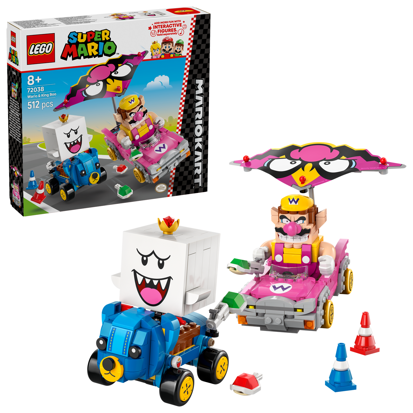 LEGO Mario Kart™ – Wario en King Boo 72038 Super Mario