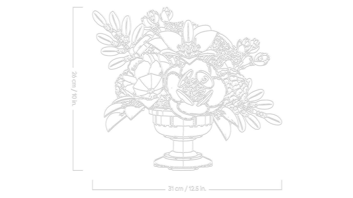 LEGO Blumenarrangement 10345 Botanische Sammlung