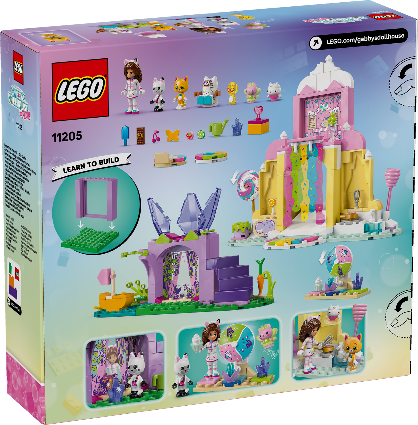 LEGO Snoepjesberg en kittentuin 11205 Gabby's Dollhouse
