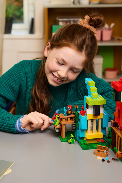 LEGO De papegaaienhuizen 21282 Minecraft