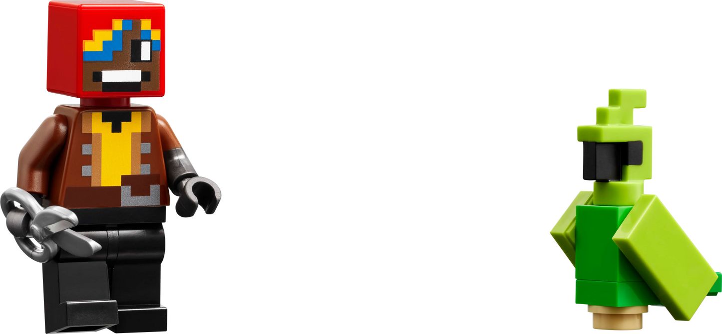 LEGO De papegaaienhuizen 21282 Minecraft