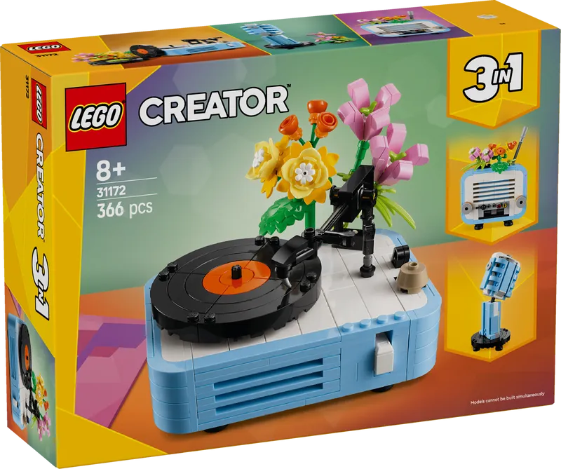 LEGO Platenspeler met bloemen 31172 Creator