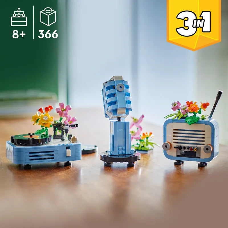 LEGO Platenspeler met bloemen 31172 Creator