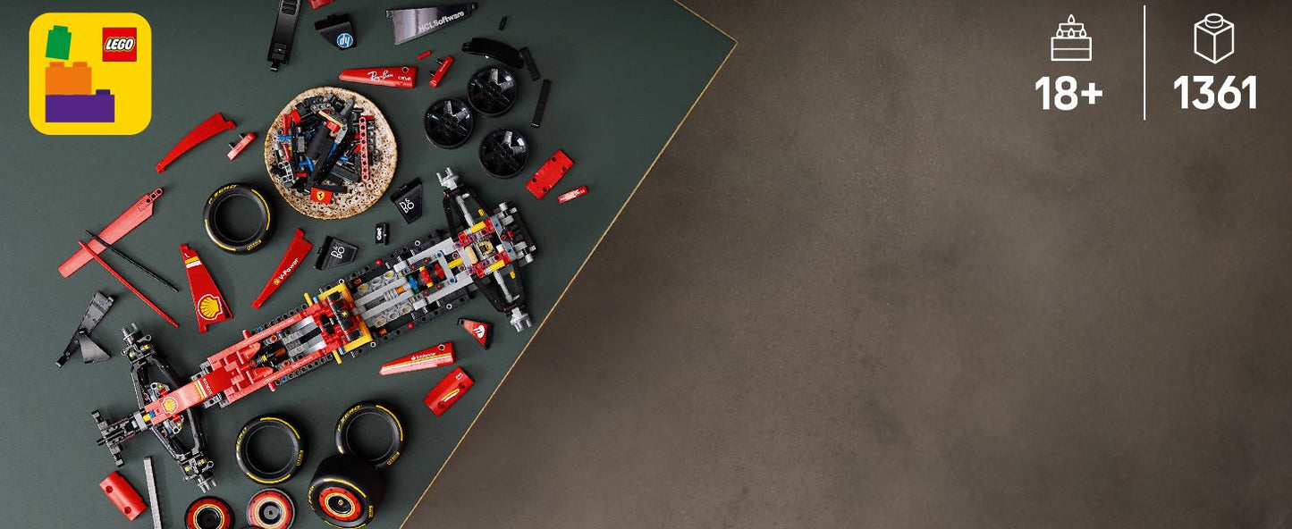 LEGO Formule 1 auto 42207 Ferrari SF24 Technic