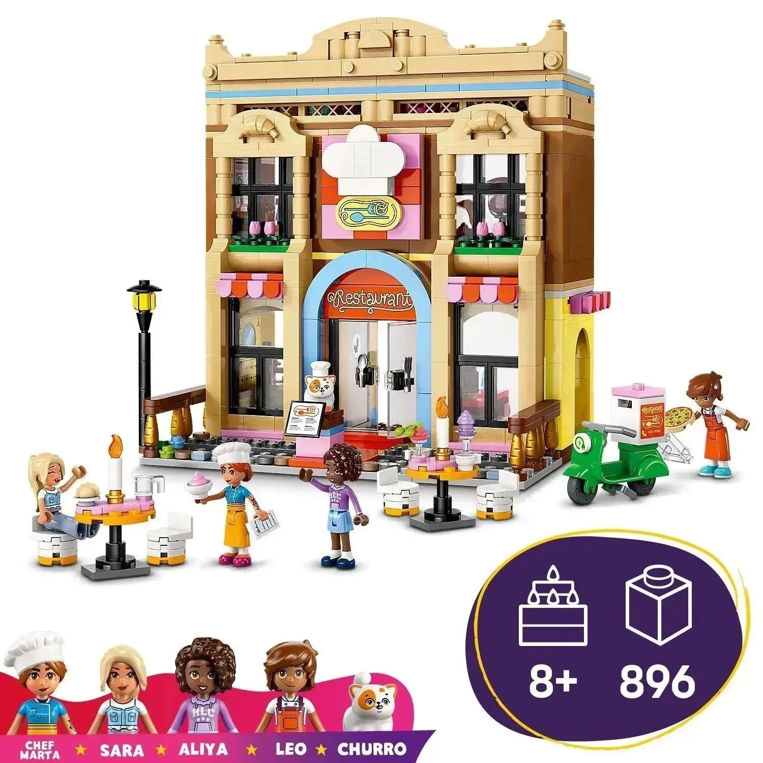 LEGO Kookles in het restaurant 42655 Friends -  - LEGO