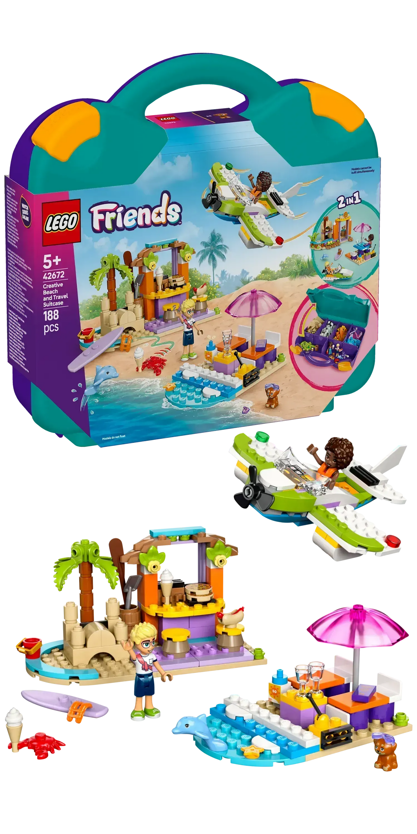 LEGO Creative Strand und Koffer 42672 Freunde