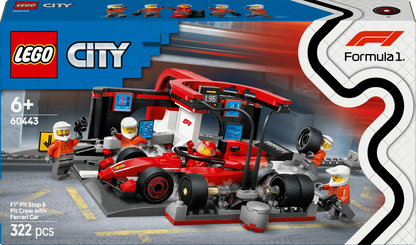LEGO Pitcrew van de Formule 1 60443 City