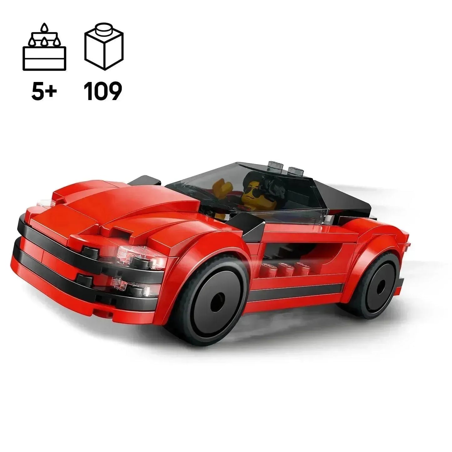 LEGO Rode Sportwagen 60448 City