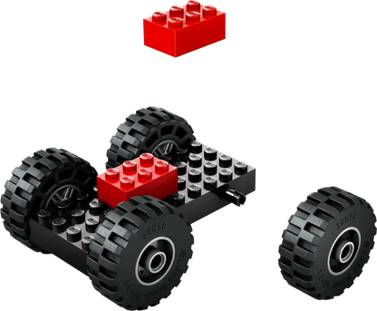 LEGO Gele Wiellader graafmachine 60450 City