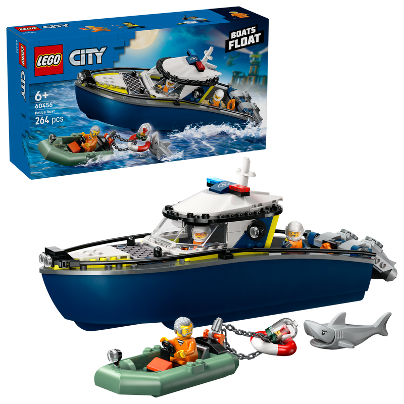 LEGO Achtervolging met politieboot 60456 City