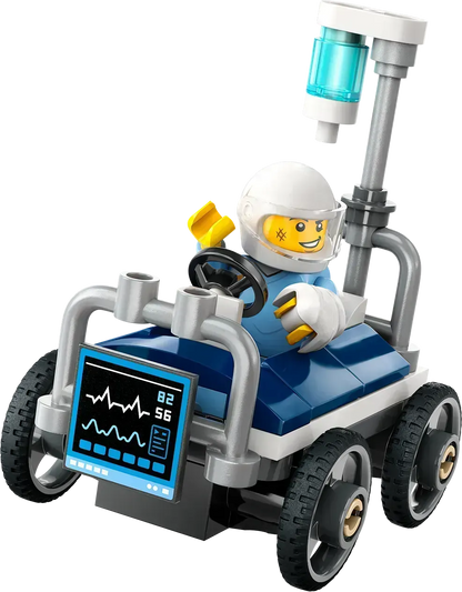 LEGO Raceauto pakket: vliegtuig vs ziekenhuisbed 60459 City