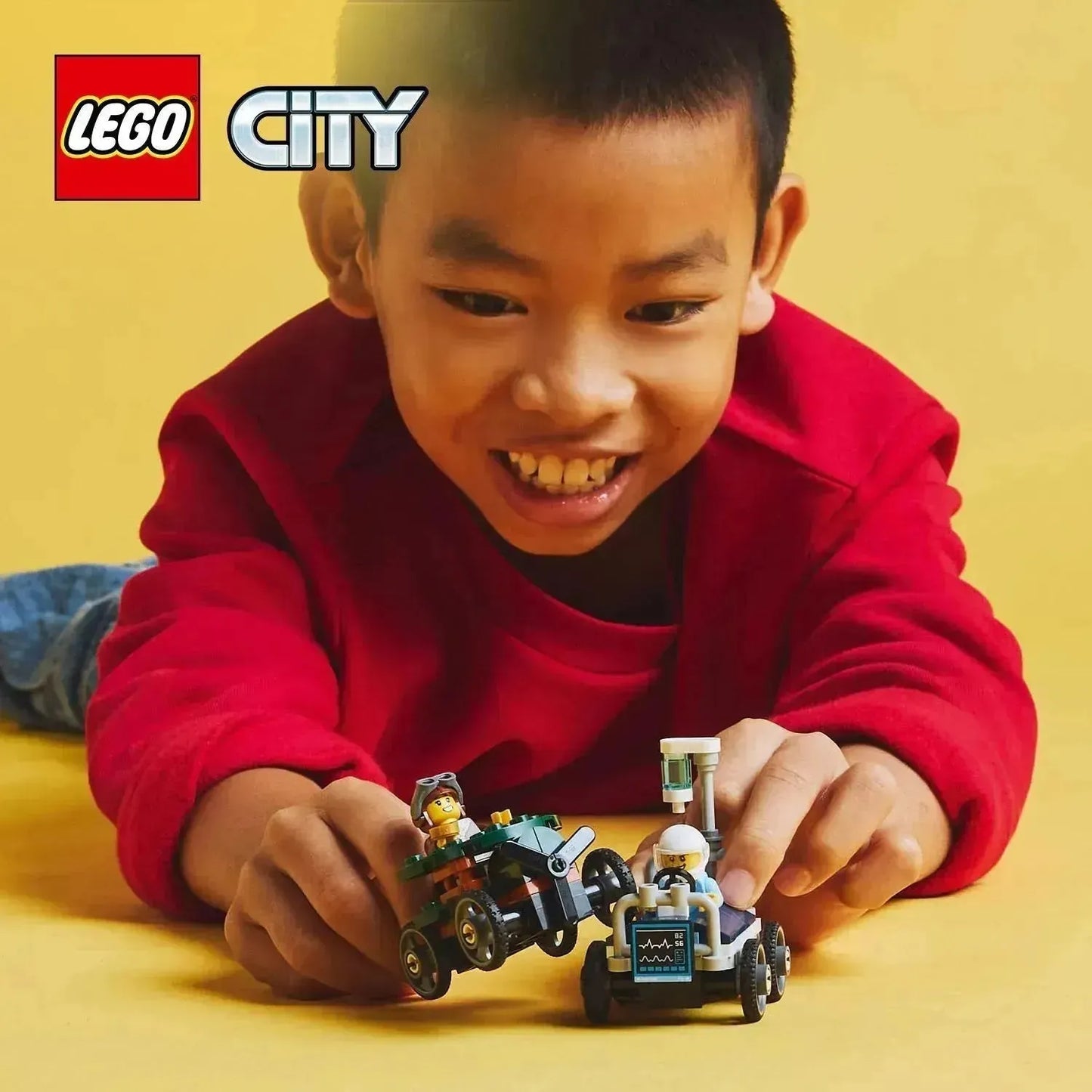 LEGO Raceauto pakket: vliegtuig vs ziekenhuisbed 60459 City