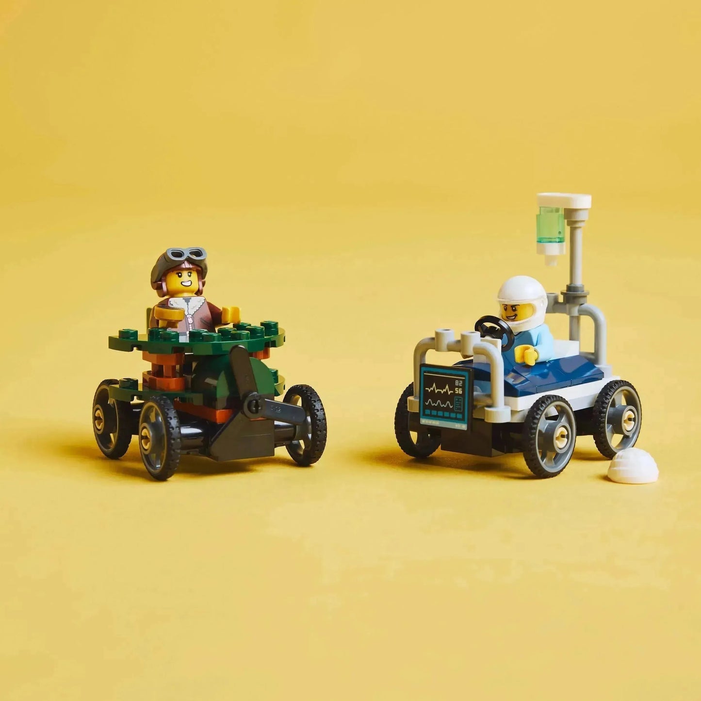 LEGO Raceauto pakket: vliegtuig vs ziekenhuisbed 60459 City