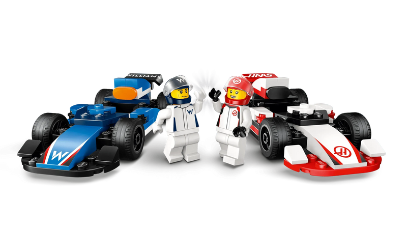 LEGO F1 Williams Racing & Haas Formule 1 auto's 60464 City