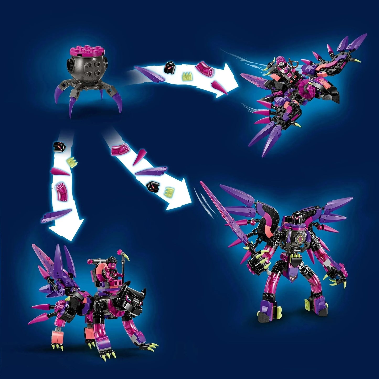 LEGO De nachtmerriewezens van de Neder Heks 71483 Dreamzzz