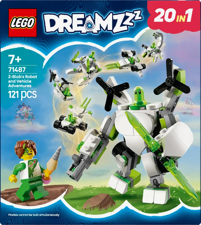 LEGO Z-Blobs robot &amp; vehicle adventure 71487 Dreamzzz (Pre-Order: January 2025)