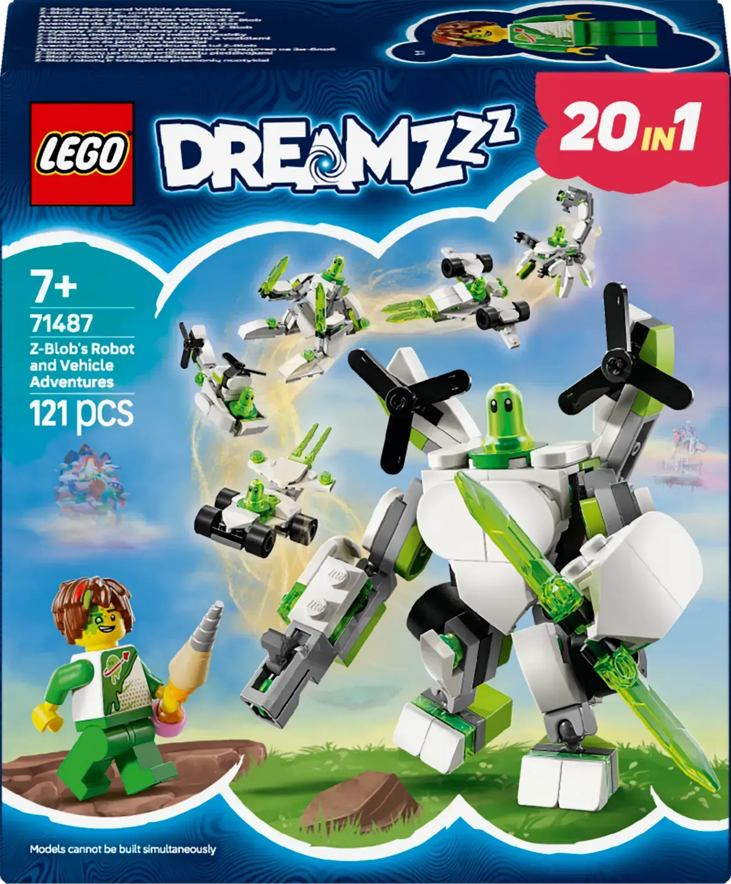 LEGO Z-Blobs robot &amp; vehicle adventure 71487 Dreamzzz (Pre-Order: January 2025)