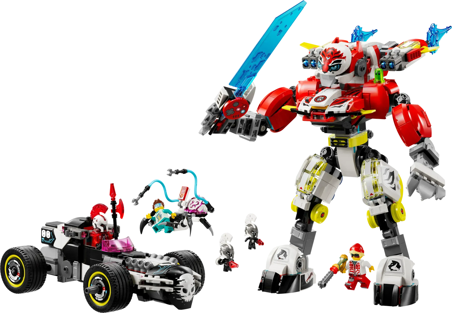 LEGO Coopers tijgermecha en zero's HotRod 71497 Dreamzzz