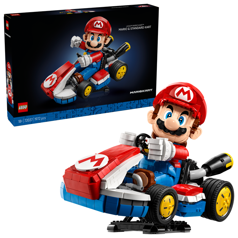 LEGO Mario Kart™ – Mario en standaardkart 72037 Supermario